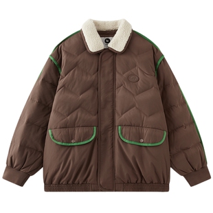 [Z]【无氟】MQD儿童羽绒服2025冬季新款男女同款三防翻领撞色短外