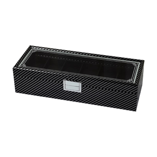 庙街文玩文玩手串收纳盒（轻奢版）防尘高档收纳盒储存高光黑色