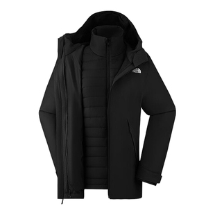 TheNorthFace北面三合一冲锋衣女25秋冬户外保暖棉内胆外套8FJW