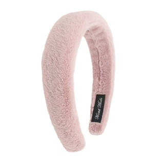 初恋粉色~ 高颅顶毛绒绒仿兔毛发箍秋冬新款日常外戴甜美时尚发卡
