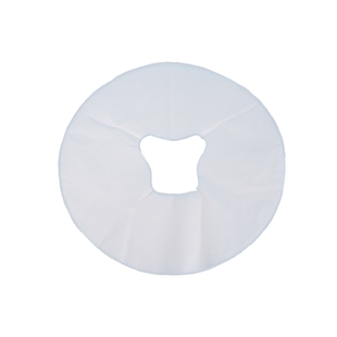 加厚一次性洞巾美容院按摩床垫脸巾趴枕巾足浴推拿圆形床头垫布