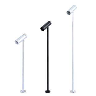 贝美LED柜台射灯 1W科锐芯片  珠宝首饰精品可调高度展柜立杆射灯