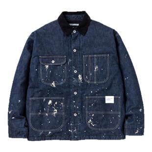 NEIGHBORHOOD MEMORIAL COVERALL JACKET 涂鸦工装口袋夹克 25SS