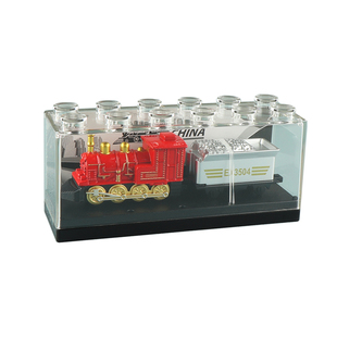 小号多节两节仿真合金复古蒸汽火车模型轨道绿皮列车车厢儿童玩具