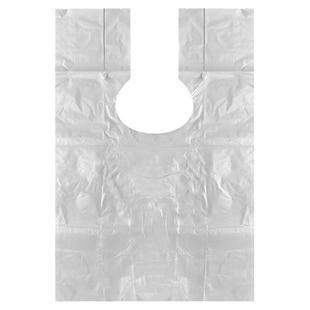 一次性围布染发烫发理发店专用美容美发披肩加厚防水塑料围脖100