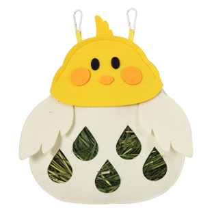 我和它兔兔防浪费干草袋龙猫荷兰猪大容量草架兔子专用吃草神器