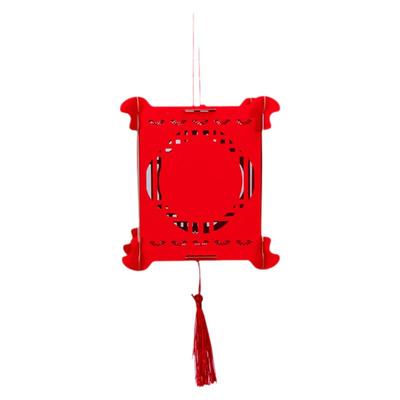 御宝阁卡纸灯笼手工diy挂件