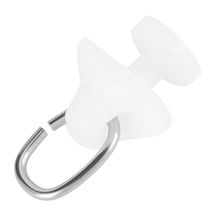 【不锈挂环】老式窗帘轨道滑轮挂钩配件静音扣环滚轮滑道纳米轮子