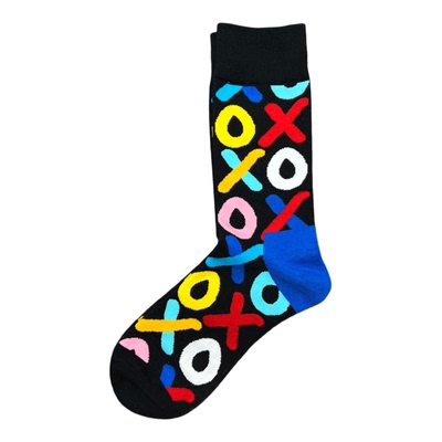 happy袜子女瑞典潮牌嗨皮中筒袜