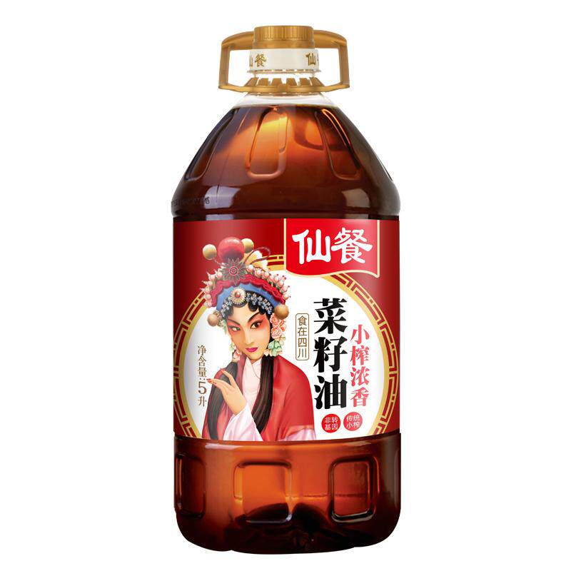 仙餐小榨浓香菜籽油非转基因家用