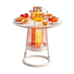 石墨烯围炉取暖器烤火炉鸟笼小太阳家用冬季省电暖风机煮茶速热桌