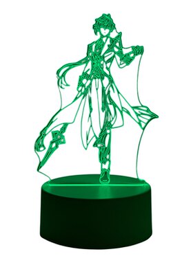 原神周边小夜灯胡桃茜特菈莉魈芙宁娜钟离甘雨手办生日礼物小摆件