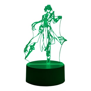原神周边小夜灯胡桃茜特菈莉魈芙宁娜钟离甘雨手办生日礼物小摆件