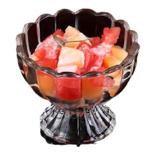 无铅透明甜品杯果汁沙拉玻璃奶茶奶昔饮料杯冰淇淋碗冰激凌杯水杯