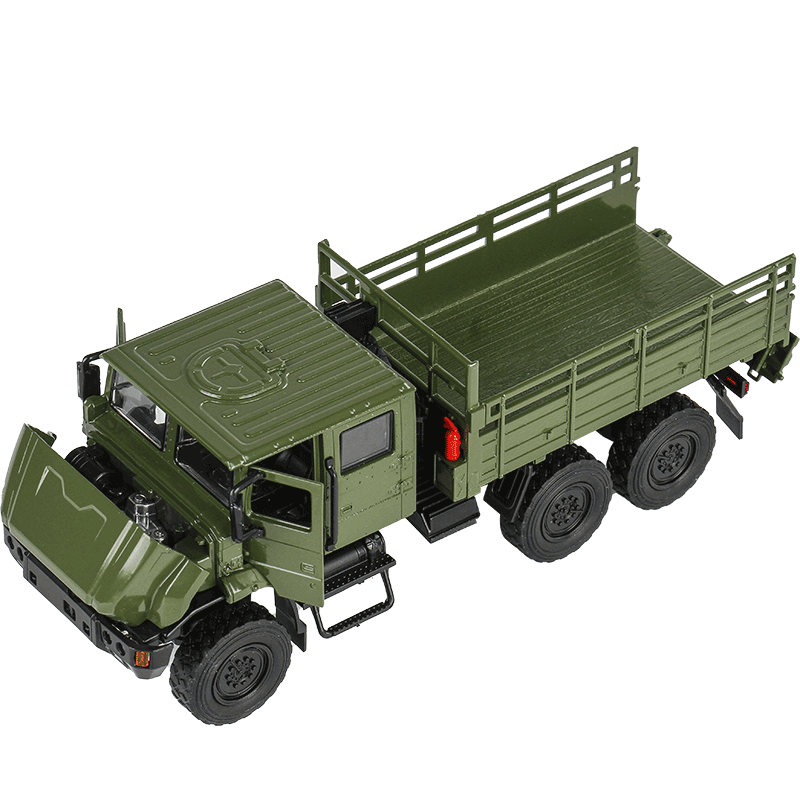 1:36金属仿真MV3战术军事卡车模型玩具装甲车运兵车收藏摆设声光