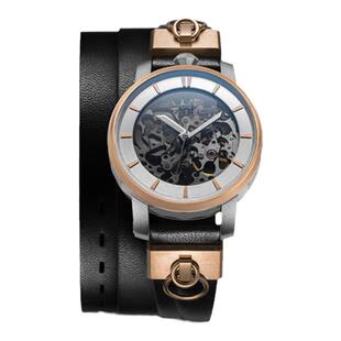 FOB手表新款R360三环表带机械表个进口性腕表女小众设计感手表