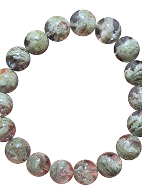 天然抹茶幽灵手串礼物饰品情侣款