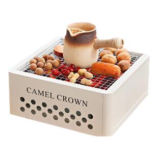 cameljeans抽屉围炉煮茶家用烧烤炉烤火炉套装烤架户外器具全套