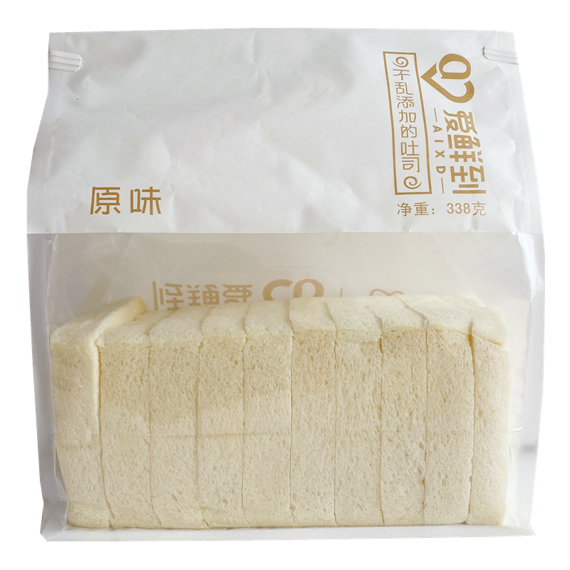 爱彼依无边吐司切片面包手撕原味三明治早餐整箱饱腹白吐司片网红