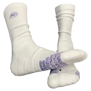 NlCE篮球袜专业美式精英男款长筒加厚毛巾底防滑吸汗透气运动袜