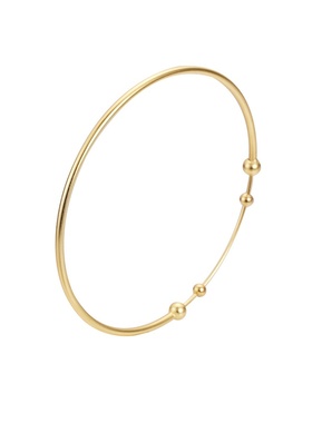 新款S925纯银古法手镯设计感万能女光面素圈高级可打开弹力针手环