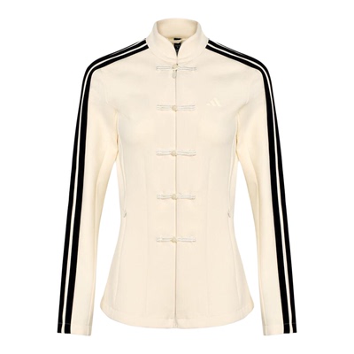 阿迪达斯女子新中式修身夹克外套