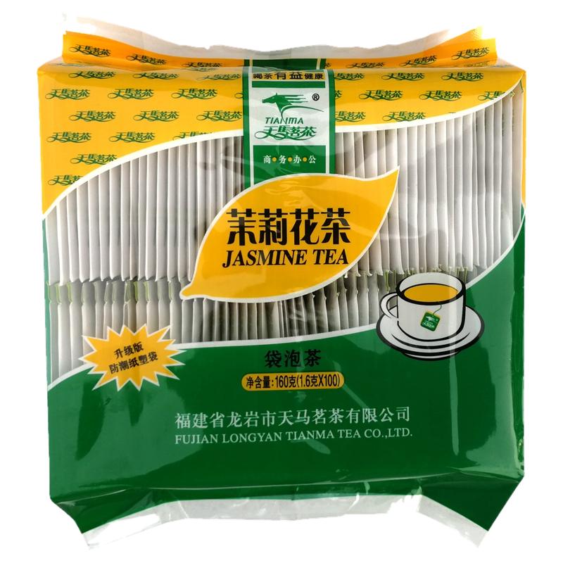天马茉莉花茶100包160克福建花茶
