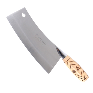 浙江天台街头老梅薄刀家用菜刀轻巧锋利超薄切片刀钼钒钢女士菜刀