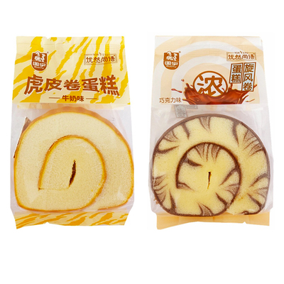 国宇虎皮卷蛋糕早餐面包糕点食品