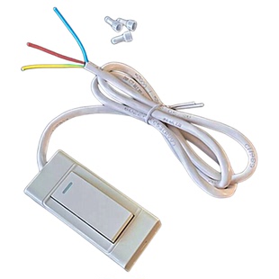 灯泡开关床头带线开关单控双控按钮开关灯泡风扇排气扇末端自接线