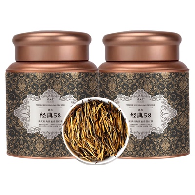 云南滇红红茶古树金毫特级浓香型暖胃蜜香型经典58茶叶凤庆自己喝