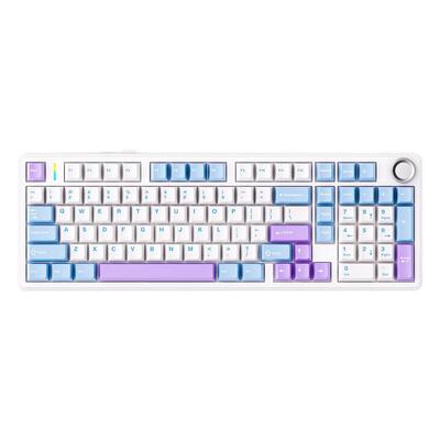 狼蛛F99pro机械键盘无线三模蓝牙客制化台式电脑办公电竞游戏专用