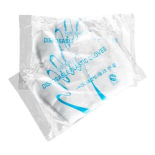 一次性手套食品餐饮塑料透明加厚1000只装吃小龙虾家用厨房pe薄膜