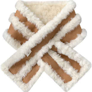 2025新款手套帽子围巾三件套女冬季毛绒帽保暖套装防风防寒厚围脖