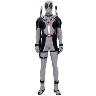 漫之秀 X战警X-Force特工队 漫威死侍cos服紧身衣deadpool战衣
