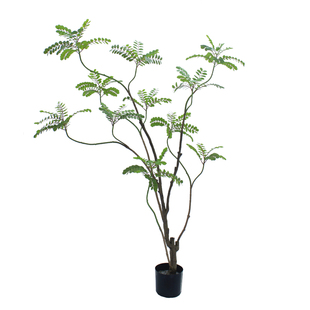 高端仿真绿植物十大功劳叶下珠客厅盆栽店铺橱窗落地禅意造型装饰