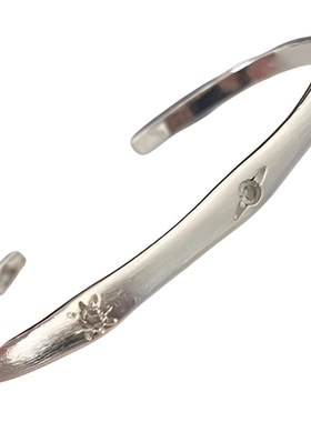 韩版拉丝星球星芒手镯时尚幸运手环简约百搭星球气质潮清冷系手镯