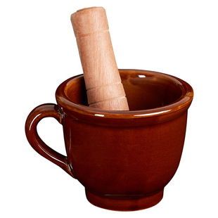 擂钵加大特厚蒜臼子擂辣椒皮蛋老式土陶捣碎器陶瓷中药研磨捣药钵