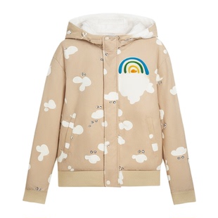 Nest Designs PR小云朵儿童羽绒服中长款男女童冬季保暖防风外套