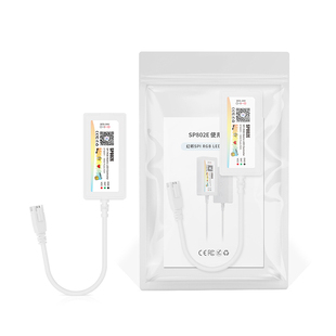 LED像素屏SP802E幻彩灯带屏控制器文字音乐律动动画模块