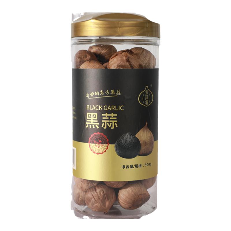 独头黑蒜软糯酸甜好蒜道