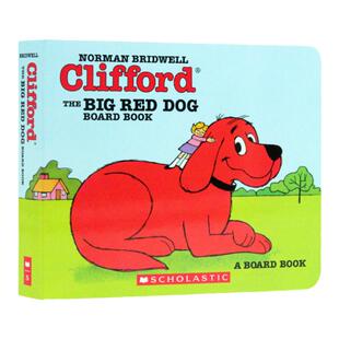 英文原版绘本CLIFFORD THE BIG RED DOG大红狗克利弗德 儿童英语启蒙认知纸板书 亲子互动读物