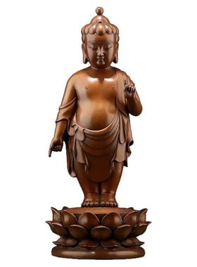 紫铜太子佛释迦牟尼佛浴佛节摆件