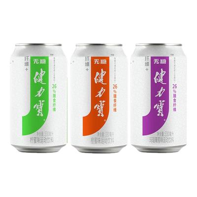 健力宝无糖含26%膳食纤维电解质