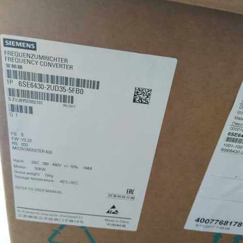 议价西门子原装全新MM430变频器6SE6430-2UD35-5FB0/5FBO