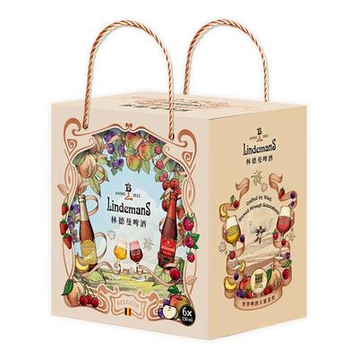 Lindemans林德曼水果兰比克啤酒欢聚礼盒比利时进口精酿果啤