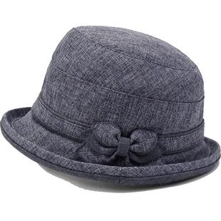 妈妈帽子女春秋休闲渔夫帽新款中老年人奶奶老太太春夏遮阳布盆帽