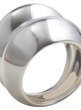 EWEST 素银戒指女925银设计食指戒中指戒小众尾戒高级感简约新品