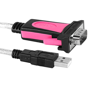 力特 USB2.0转RS232串口线 公头DB9针COM工业级ZTEK转换线 ZE533C