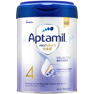 爱他美白金致亲产道同类益生菌 4段奶粉900g3岁以上*单罐